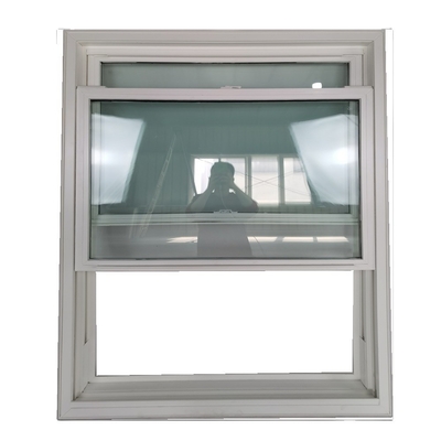 Quadro de plástico de vidro duplo Janela de cabine suspensa dupla com material de rede de tela de nylon