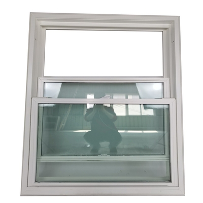 Quadro de plástico de vidro duplo Janela de cabine suspensa dupla com material de rede de tela de nylon
