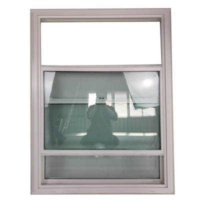 Quadro de plástico de vidro duplo Janela de cabine suspensa dupla com material de rede de tela de nylon