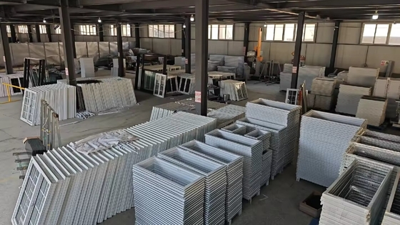 Porta deslizante de janela dupla ascendente de PVC horizontal, à prova de som, de janela de PVC